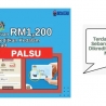 Bantuan RM1,200 Dikreditkan Ke Dalam MyKad Adalah Tidak Benar